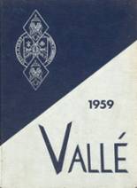 Valle Catholic High School 1959 yearbook cover photo