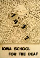 Iowa School for the Deaf 1957 yearbook cover photo