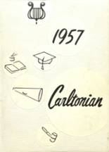 Carlton High School 1957 yearbook cover photo