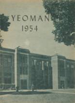 Freeborn High School 1954 yearbook cover photo