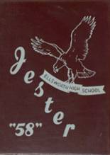 Ellsworth High School 1958 yearbook cover photo