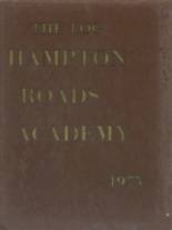Hampton Roads Academy 1975 yearbook cover photo