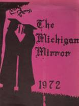 1972 Michigan School for the Deaf Yearbook from Flint, Michigan cover image