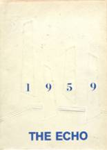 Dubois High School 1959 yearbook cover photo
