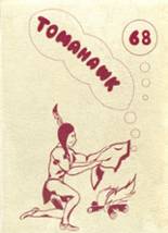 Saranac High School 1968 yearbook cover photo