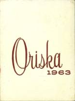 Oriskany High School 1963 yearbook cover photo