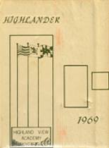1969 Highland View Academy Yearbook from Hagerstown, Maryland cover image