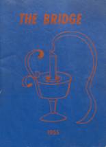 Bridgman High School 1955 yearbook cover photo