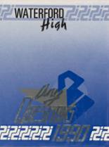 Waterford High School 1990 yearbook cover photo