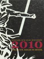 Willcox High School 2010 yearbook cover photo