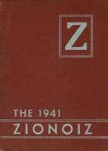 Mt. Zion High School 1941 yearbook cover photo