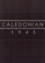 Caledonia High School 1945 yearbook cover photo