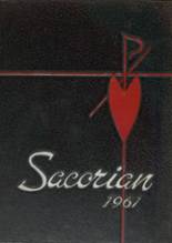 Sacred Heart High School 1961 yearbook cover photo