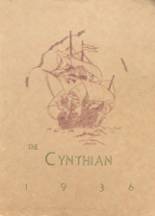Cynthiana High School 1936 yearbook cover photo