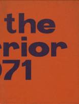 Warrior Run High School 1971 yearbook cover photo