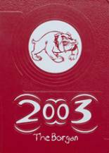 2003 Borger High School Yearbook from Borger, Texas cover image