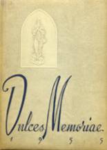 St. Mary's High School 1955 yearbook cover photo
