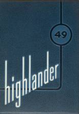 Grandview Heights High School 1949 yearbook cover photo