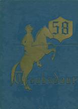 Lennox High School 1958 yearbook cover photo