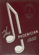 Westmont Upper Yoder High School 1953 yearbook cover photo