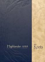 1999 Highland High School Yearbook from Anderson, Indiana cover image