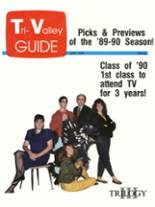 Tri-Valley High School 1990 yearbook cover photo
