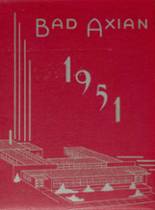 Bad Axe High School 1951 yearbook cover photo