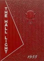 Hall High & Vocational School 1955 yearbook cover photo