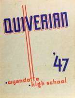 Wyandotte High School 1947 yearbook cover photo