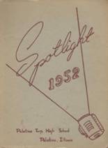 Palatine High School 1952 yearbook cover photo