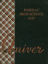 Pontiac Central High School 1957 yearbook cover photo