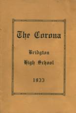 Bridgton High School 1933 yearbook cover photo