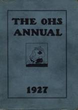 Oneonta High School 1927 yearbook cover photo