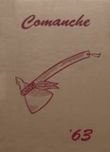 Comanche High School 1963 yearbook cover photo