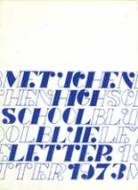 Metuchen High School 1973 yearbook cover photo