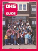 Ontonagon High School 1987 yearbook cover photo