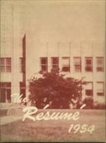 Ruston High School 1954 yearbook cover photo