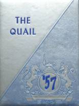 Quail High School 1957 yearbook cover photo