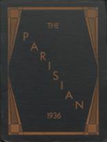 Paris High School 1936 yearbook cover photo