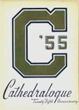 Cathedral Boys High School 1955 yearbook cover photo