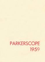 Roselle Park High School 1959 yearbook cover photo
