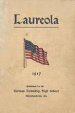 German Township High School 1917 yearbook cover photo