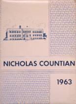Nicholas High School 1963 yearbook cover photo