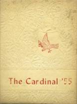 East Central High School 1955 yearbook cover photo