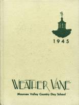 Maumee Valley Country Day High School 1945 yearbook cover photo