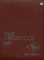 Berks Area Vocational Technical School 1981 yearbook cover photo