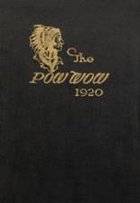 Alva High School 1920 yearbook cover photo