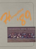 Henryetta High School 1989 yearbook cover photo