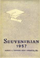 Osborne High School 1957 yearbook cover photo