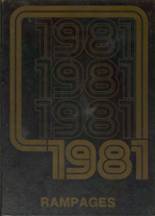 Glenwood High School 1981 yearbook cover photo